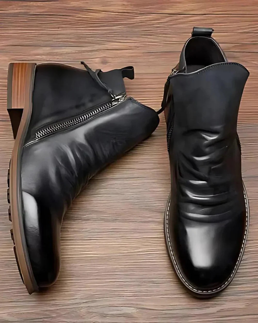 SAMSON | LEATHER ANKLE BOOTS