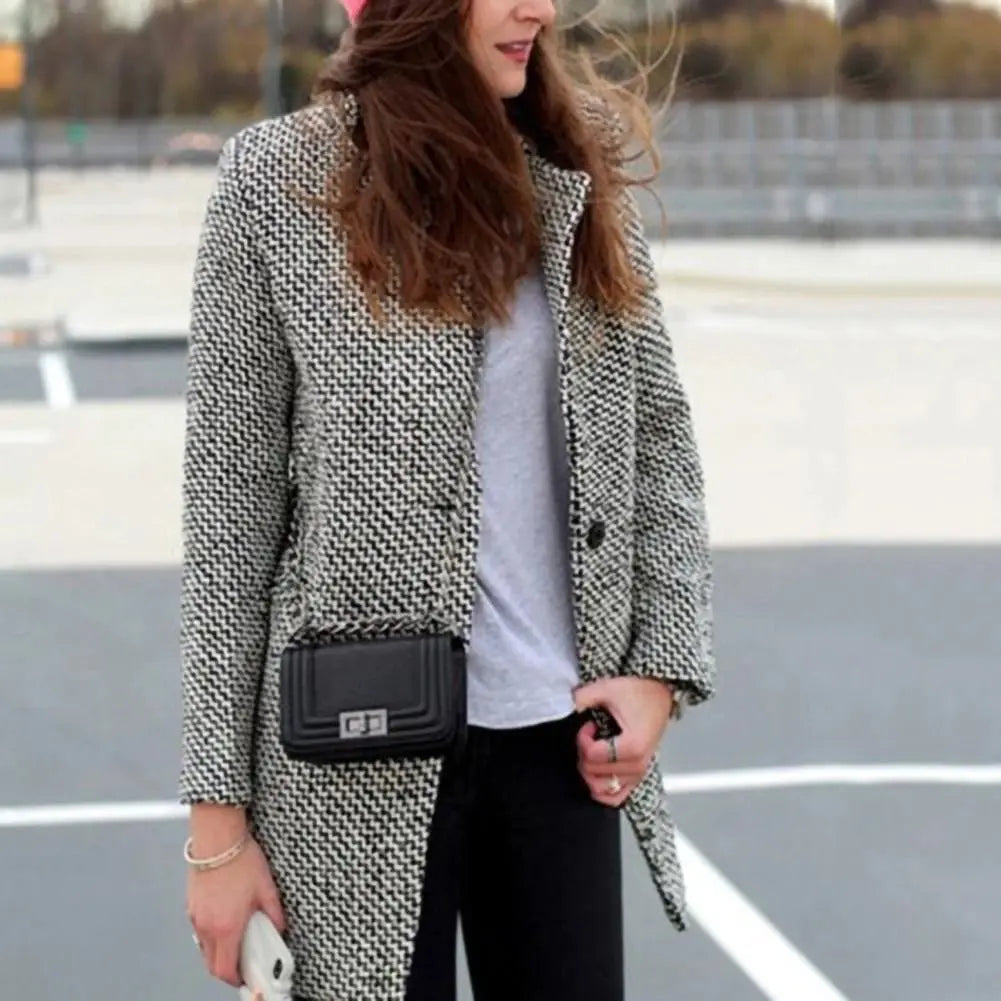 ERICKA | ELEGANT LONG WOOL COAT