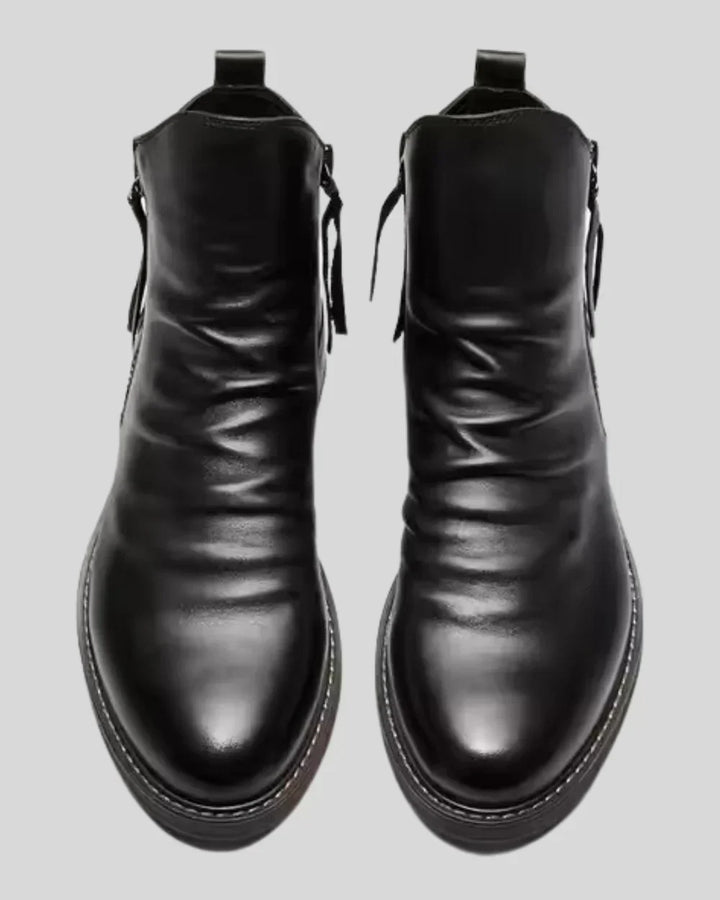 SAMSON | LEATHER ANKLE BOOTS