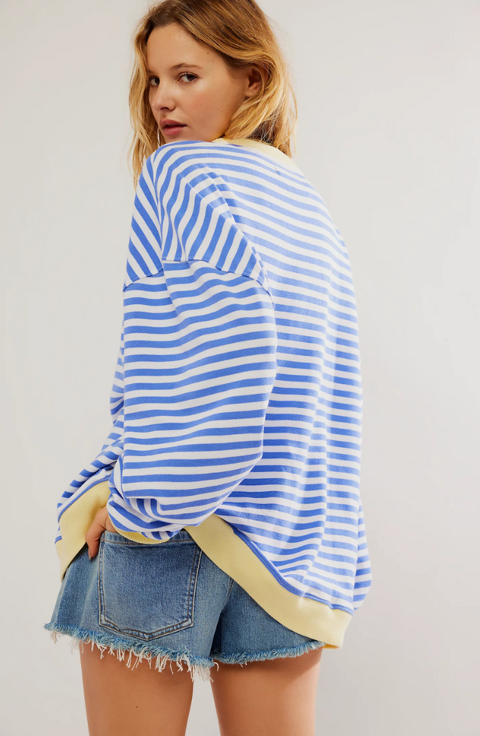 Manyana - Oversized sweater with stripes