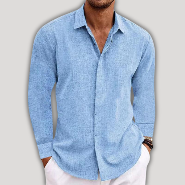 GINO | LONG-SLEEVED LINEN SHIRT