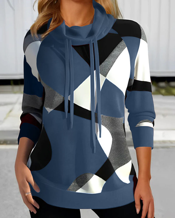 STACEY | TRENDY COLOR-BLOCK HOODIE