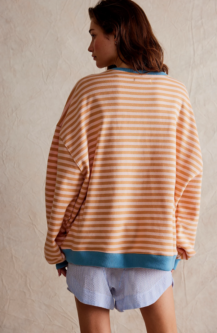 Manyana - Oversized sweater with stripes