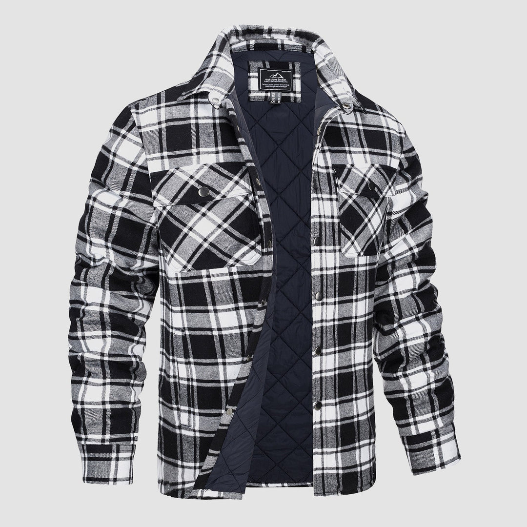 SHELDON | CHECKED BOMBER JACKET