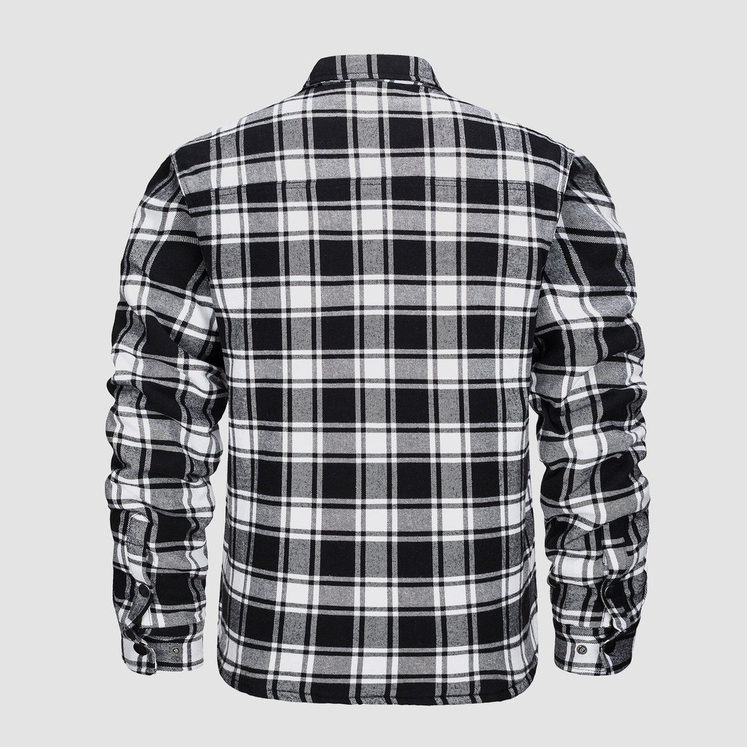 SHELDON | CHECKED BOMBER JACKET