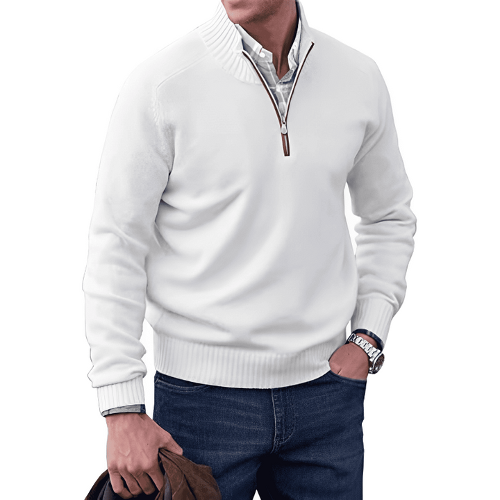 NOAH | CLASSIC ZIP-UP SWEATER