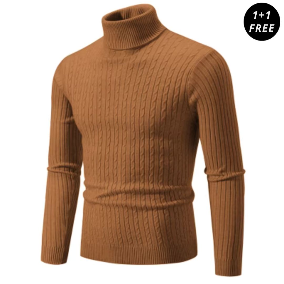 CHRIS | WARM TURTLENECK KNIT SWEATER (1+1 FREE)