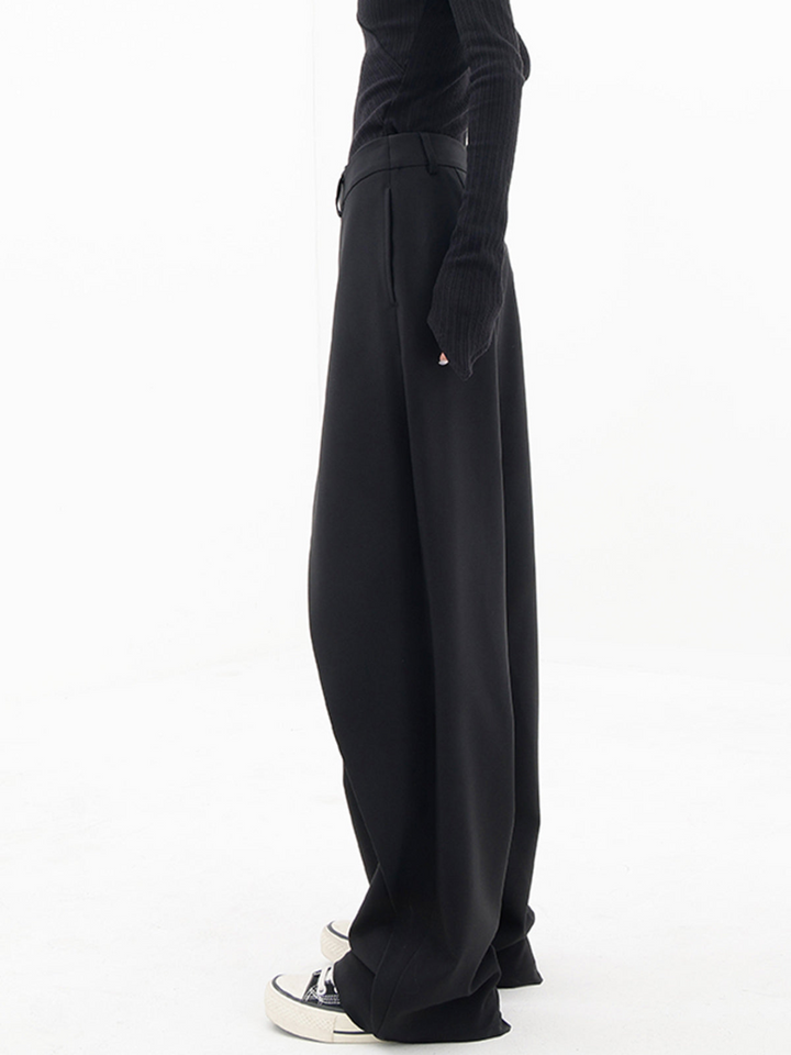 CHLOE | ASYMMETRICAL WIDE-LEG PANTS