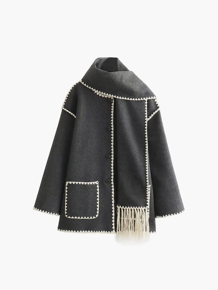 CONEY | STYLISH JACKET WITH MATCHING SCARF