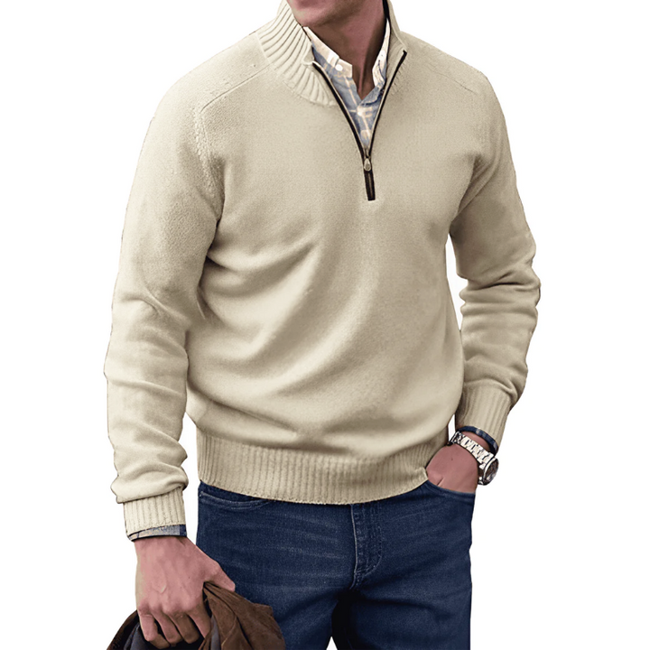 NOAH | CLASSIC ZIP-UP SWEATER