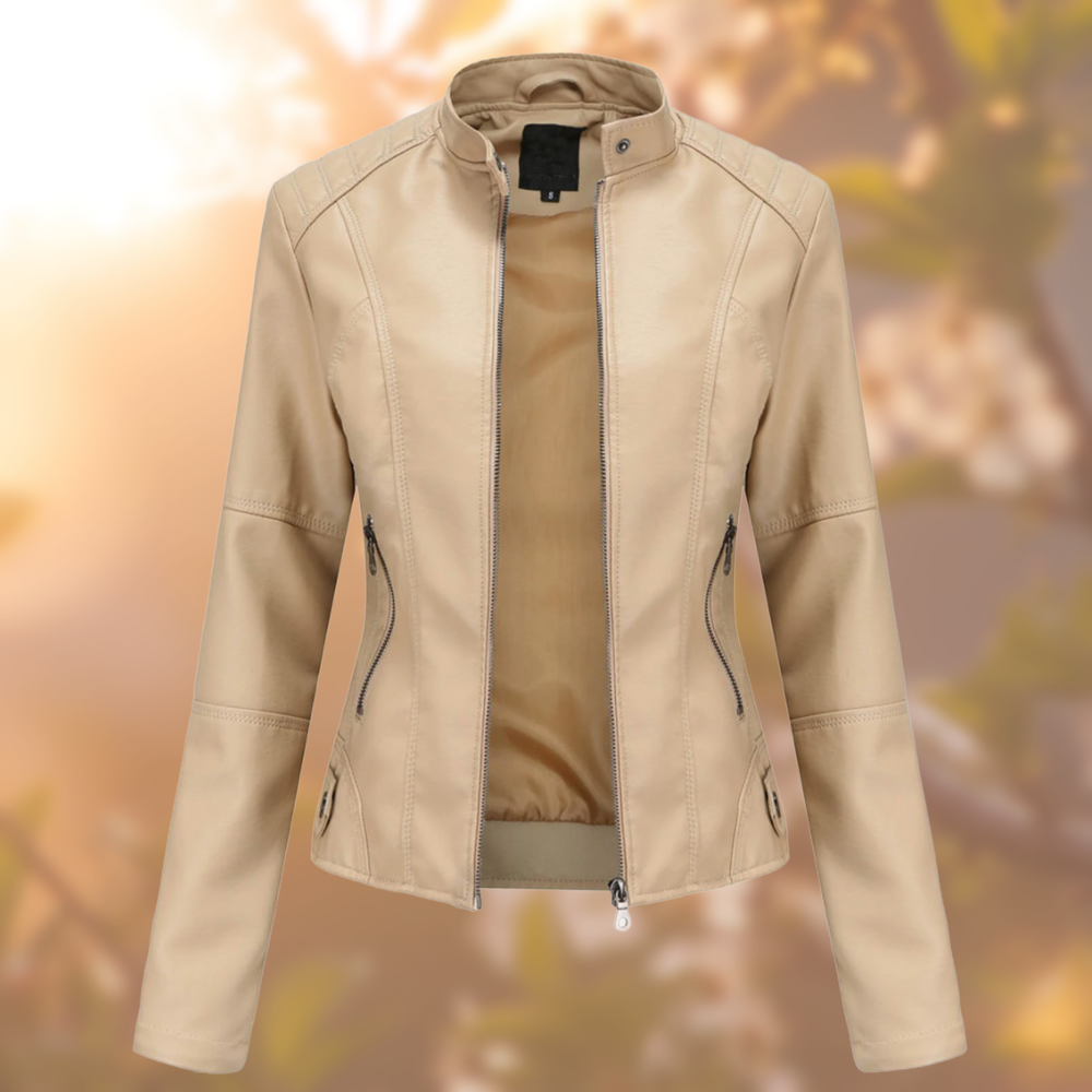 GAIL | ELEGANT LEATHER JACKET