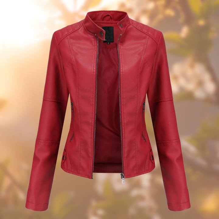 GAIL | ELEGANT LEATHER JACKET