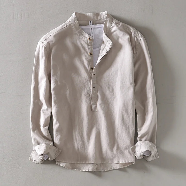 JADEN | LONG-SLEEVED LINEN SHIRT