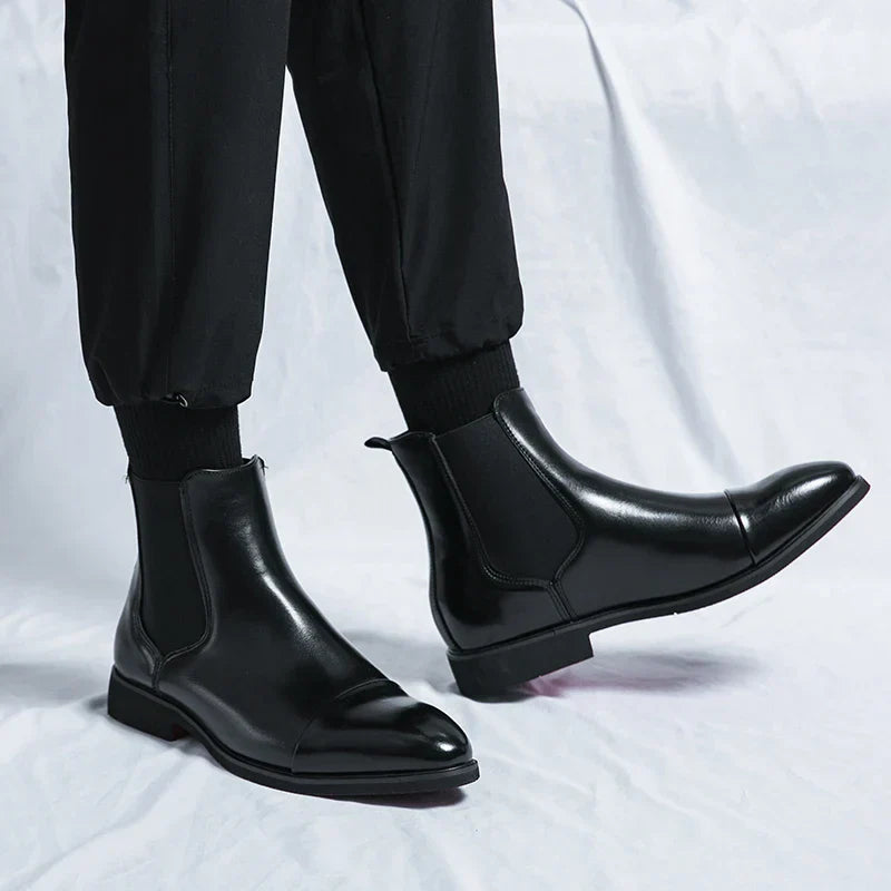 DAMIEN | GENUINE LEATHER CHELSEA BOOTS