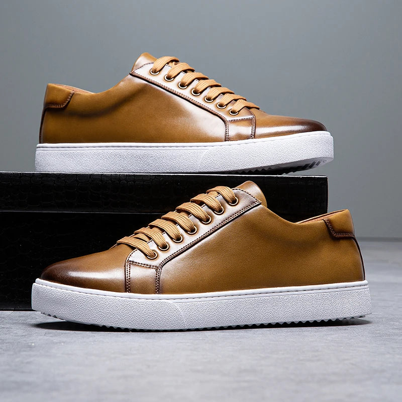 EDMUND | ELEGANT LEATHER SNEAKERS