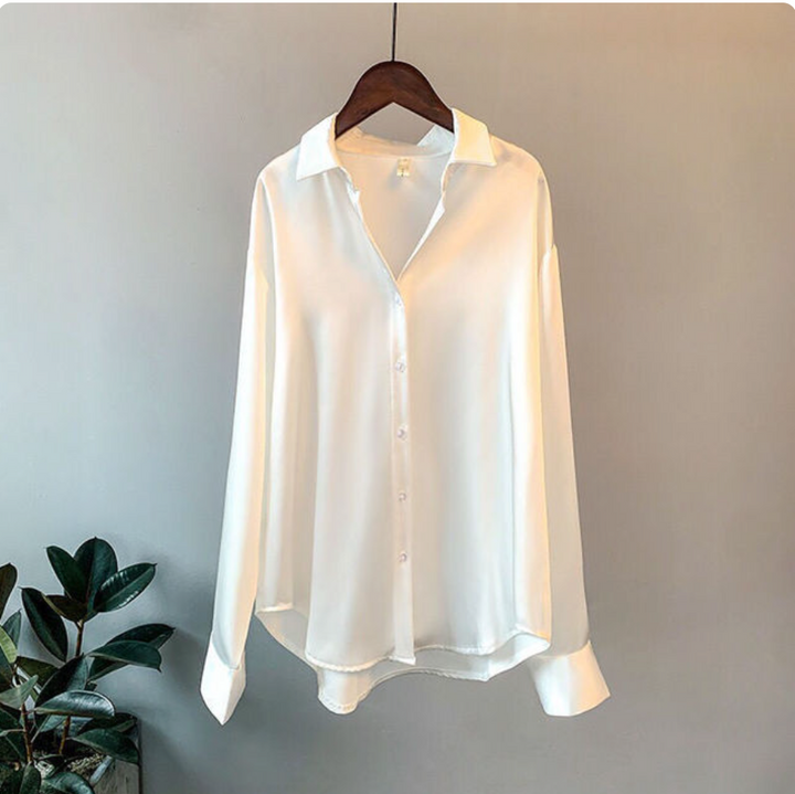 INGRID | ELEGANT SATIN SHIRT