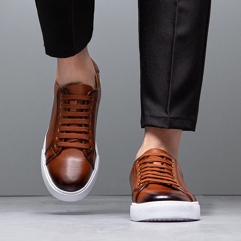 EDMUND | ELEGANT LEATHER SNEAKERS