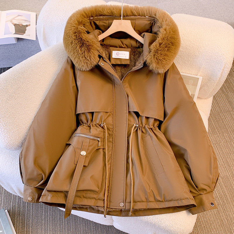 Rosy - Causal Winter Zipper Coat