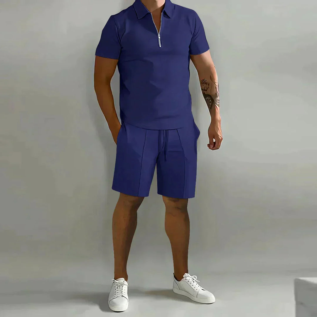 THERON | POLO AND SHORTS SET