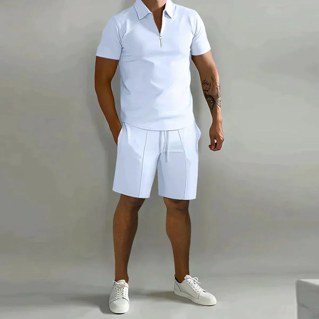 THERON | POLO AND SHORTS SET