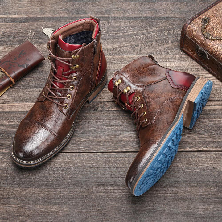 HUGO | PREMIUM LEATHER OXFORD BOOTS